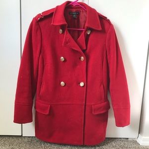 Red Cotton Coat